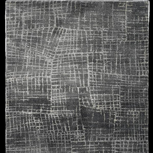 HomeRoots 7' Contemporary Gray Abstract Area Rug - Soft, Durable, Stylish Design for High-Traffic Spaces 3' X 5' 374754