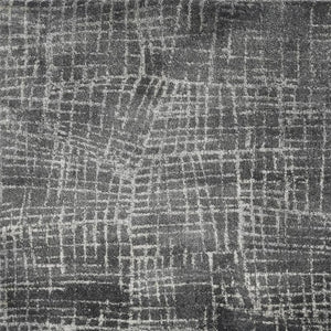 HomeRoots 7' Contemporary Gray Abstract Area Rug - Soft, Durable, Stylish Design for High-Traffic Spaces 8' X 10' 374756