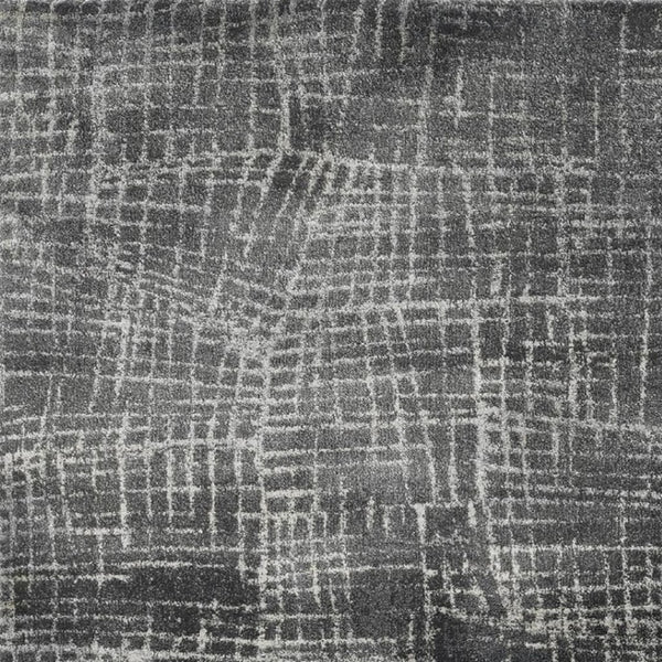 HomeRoots 7' Contemporary Gray Abstract Area Rug - Soft, Durable, Stylish Design for High-Traffic Spaces 8' X 10' 374756