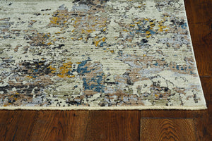 Homeroots 5' X 7' Grey Hand Loomed Traditional Floral Indoor Area Rug  Viscose 374759