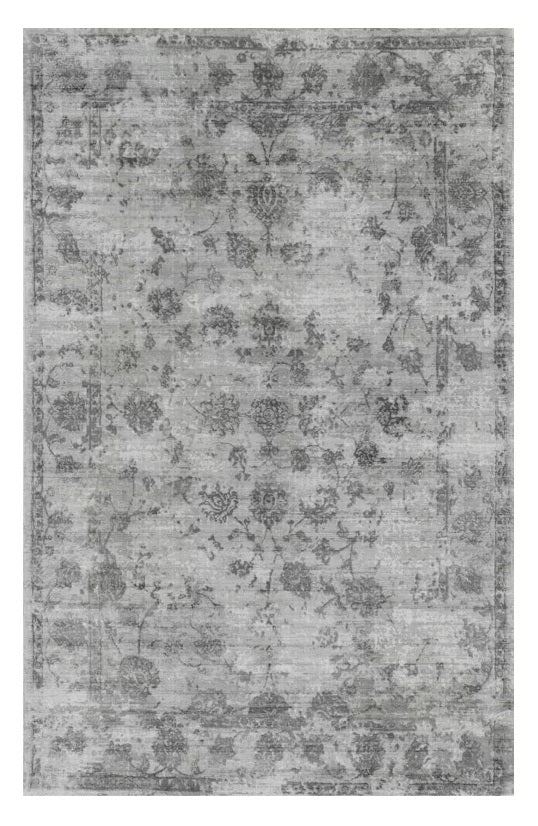 Homeroots 8' X 10' Gray Hand Loomed Area Rug  Viscose 374760