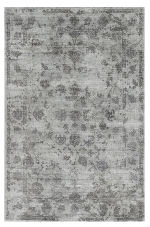 Homeroots 9' X 12' Grey Area Rug  Viscose 374761