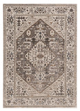 Homeroots 7' X 10' Gray Area Rug  Polyester 374772