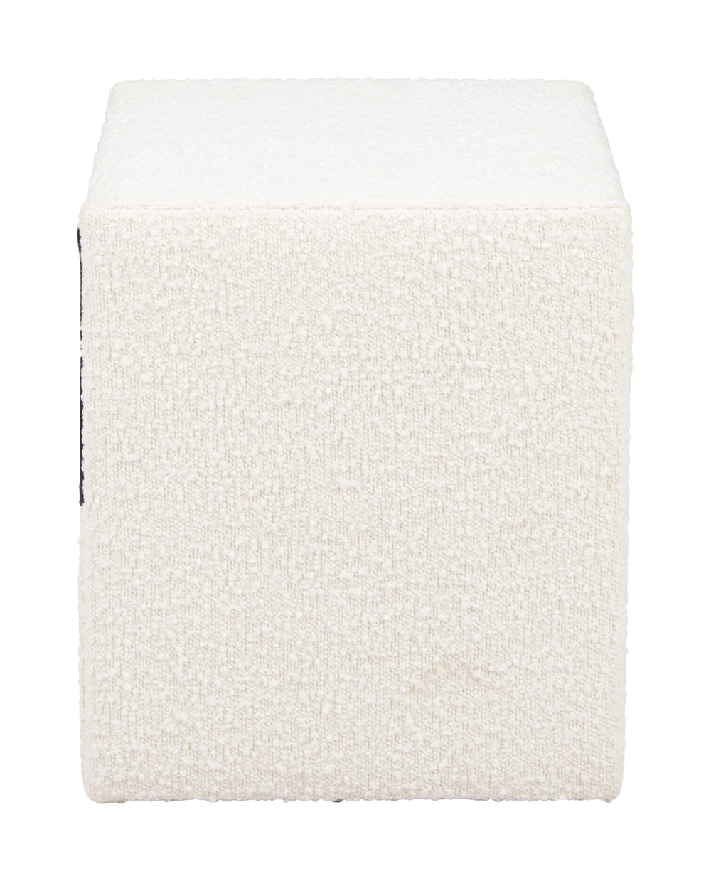 Zuo Modern Baris Nightstand Ivory - Modern Elegance With Textured Fabric, Perfect For Hospitality & Home Use White 100% Polyester,Mdf,100% Polypropylene 110652-zuo-modern