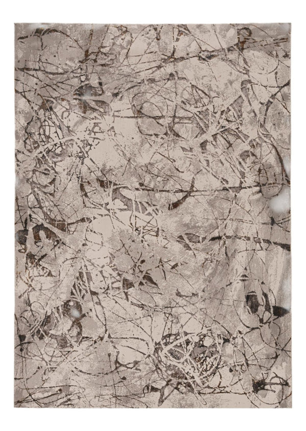 HomeRoots 10' Gray and Ivory Area Rug - Elegant Machine-Made Design for Cozy Comfort in Any Living Space 10' X 13' 374780