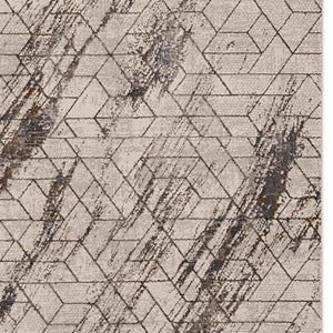 Homeroots 8' X 11' Ivory Area Rug  Polyester 374785