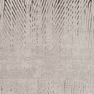 Homeroots 6' X 9' Gray And Ivory Area Rug  Polyester 374790