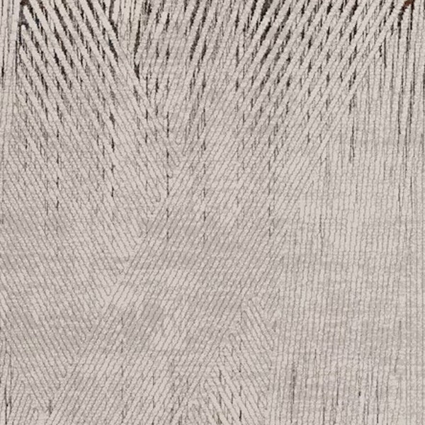 Homeroots 6' X 9' Gray And Ivory Area Rug  Polyester 374790