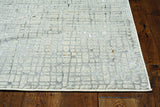 Homeroots 7' Grey Machine Woven Abstract Lines Indoor Runner Rug  Polyester 374793