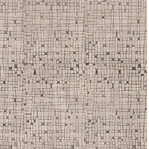 HomeRoots 5' Gray and Black Abstract Distressed Area Rug - Vintage-Inspired Design for Modern Homes & Comfort 5' X 8' 374795