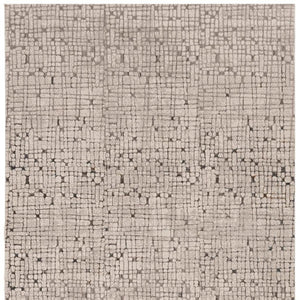 HomeRoots 5' Gray and Black Abstract Distressed Area Rug - Vintage-Inspired Design for Modern Homes & Comfort 5' X 8' 374795