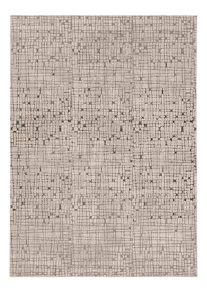 HomeRoots 5' Gray and Black Abstract Distressed Area Rug - Vintage-Inspired Design for Modern Homes & Comfort 8' X 11' 374797