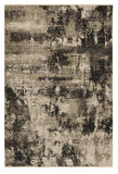 Homeroots 5' X 8' Ivory Or Charcoal Abstract Transitional Indoor Area Rug  Polyester 374842