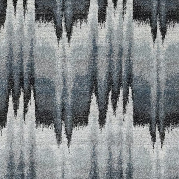 HomeRoots 8' Contemporary Ivory Blue Gray Abstract Area Rug - Stylish, Durable, Perfect for Modern Spaces 8' X 11' 374853