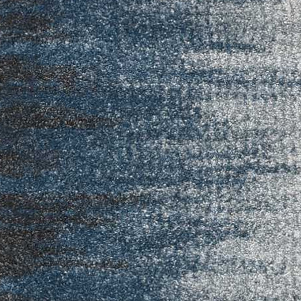 HomeRoots 3' Elegant Ivory and Blue Abstract Area Rug - Soft, Durable Design for Modern Living Spaces 3' X 5' 374854