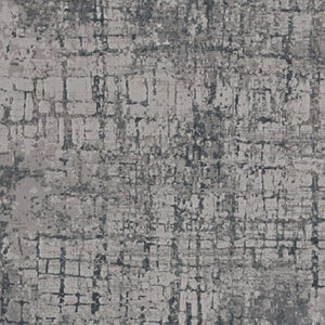 HomeRoots 10' X 13' Abstract Area Rug – Modern Elegance for Living Spaces, Durable, Easy-Clean Design Ideal for Homes Gray, Ivory 374868
