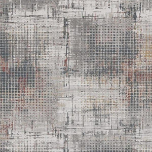HomeRoots 10' Modern Abstract Ivory Gray and Gold Area Rug – Elegant, Soft, Durable, and Easy to Maintain 10' X 13' 374880