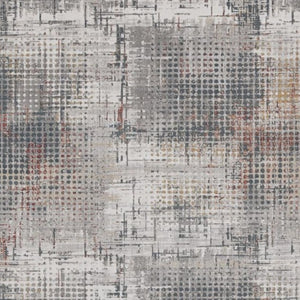 HomeRoots 10' Modern Abstract Ivory Gray and Gold Area Rug – Elegant, Soft, Durable, and Easy to Maintain 10' X 13' 374880