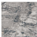 Homeroots 7' X 10' Gray Abstract Area Rug  Polypropylene 374884