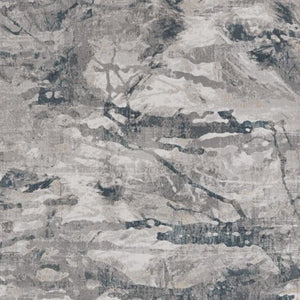 HomeRoots 10' Contemporary Gray and Beige Abstract Area Rug - Stylish, Durable, and Perfect for Large Spaces 10" x 13" 374892