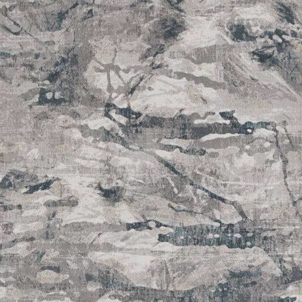 HomeRoots 10' Contemporary Gray and Beige Abstract Area Rug - Stylish, Durable, and Perfect for Large Spaces 10" x 13" 374892