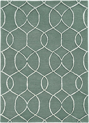 Homeroots 9' X 13' Gray And Ivory Wool Moroccan Hand Tufted Area Rug  Wool 374966