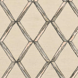 Homeroots 9' X 13' Cream Brown And Gray Wool Geometric Hand Tufted Area Rug  Wool 374986