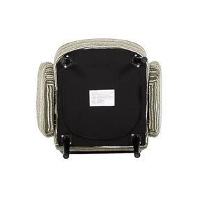 English Elm Modern Bouclé Armchair with High-Density Foam, Side Pocket & Solid Wood Legs for Cozy Reading Spots Olive Green W395P376571