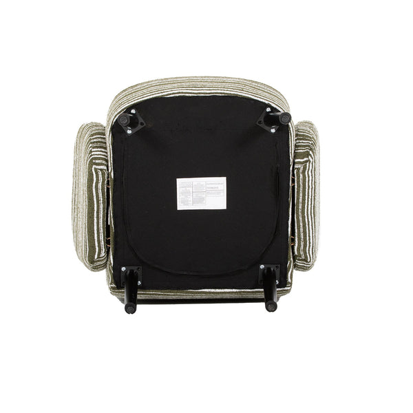 English Elm Modern boucle armchair with high-density foam cushion, solid wood legs, 500lb capacity, cozy reading seat Olive Green W395P376571