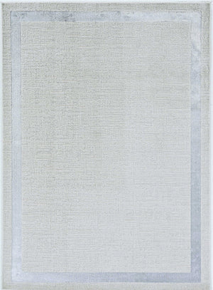 HomeRoots 3'' Gray and Ivory Area Rug – Elegant, Durable Design for Living Rooms, Bedrooms, and Entryways 5' X 8' 375034