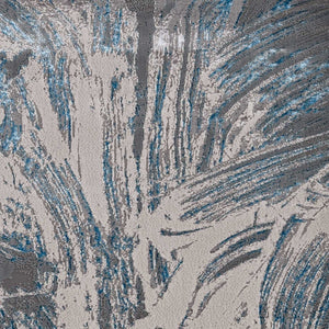 HomeRoots 10' Blue and Silver Abstract Area Rug - Modern Design, Durable Comfort for Stylish Home Décor 10' X 13' 375041
