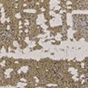 Homeroots 3' X 5' Ivory Or Gold Abstract Area Rug  Polypropylene 375047