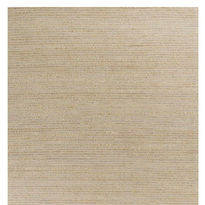HomeRoots 5' Hand-Woven Tan and Ivory Area Rug - Artisan Crafted, Durable, and Ideal for Any Room Decor 5' X 7' 375055