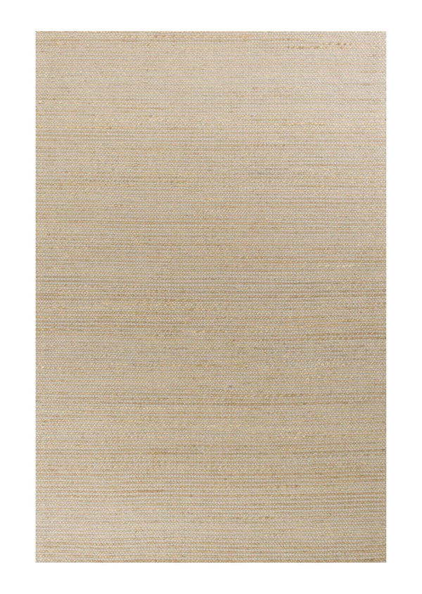 HomeRoots 8' Hand Woven Wool Area Rug – Artisanal Tan and Ivory Design for Contemporary Home Decor 8' X 11' 375057