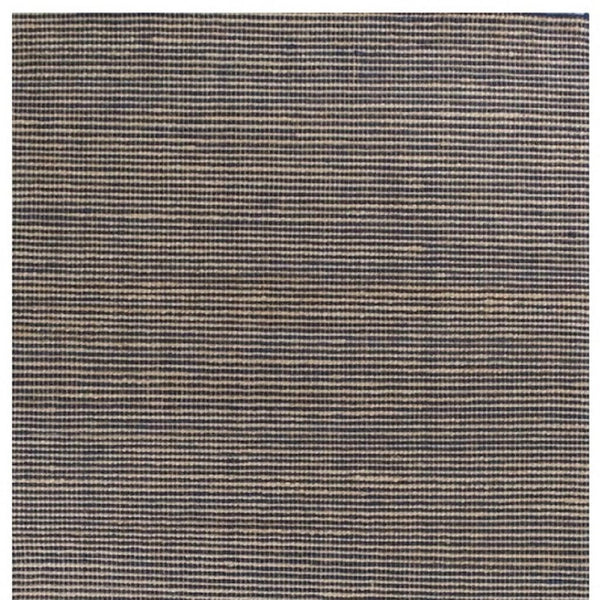 HomeRoots 5' Hand Woven Blue Wool Abstract Area Rug - Artisan Crafted, Cozy Texture, Unique Design for Homes 7' X 10' 375059