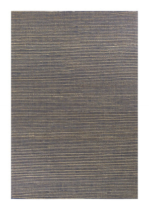 HomeRoots 5' Hand Woven Blue Wool Abstract Area Rug - Artisan Crafted, Cozy Texture, Unique Design for Homes 7' X 10' 375059