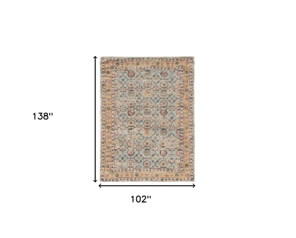 Homeroots 102 X 138 Spa Jute Or Polyester Rug  Jute 375086
