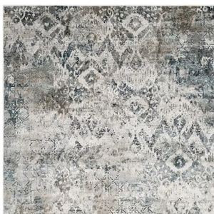 Homeroots 3' X 5' Teal Area Rug  Polyester 375132