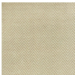 Homeroots 8' X 11' Ivory Chevron Hand Woven Area Rug  Jute 375163
