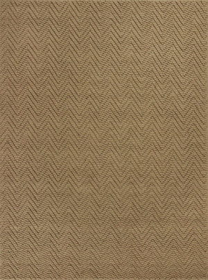 Homeroots 5' X 8' Natural Chevron Hand Woven Area Rug  Jute 375167