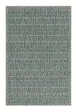 Homeroots 5' X 8' Teal Blue Southwestern Indoor Outdoor Area Rug  Polypropylene 375205