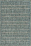 Homeroots 5' X 8' Teal Blue Southwestern Indoor Outdoor Area Rug  Polypropylene 375205