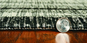 Homeroots 5' X 8'  Grey Bordered Area Rug  Polypropylene 375210