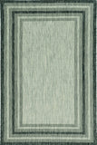 Homeroots 8' X 8' Gray Striped Indoor Outdoor Area Rug  Polypropylene 375212