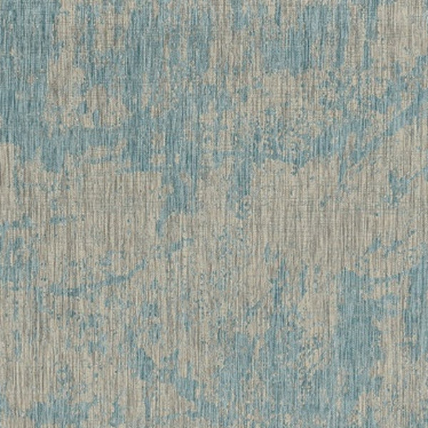 Homeroots 5' X 8' Teal Blue Abstract Indoor Outdoor Area Rug  Polypropylene 375215