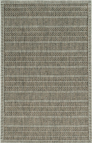Homeroots 5' X 8' Brown Southwestern Indoor Outdoor Area Rug  Polypropylene 375224