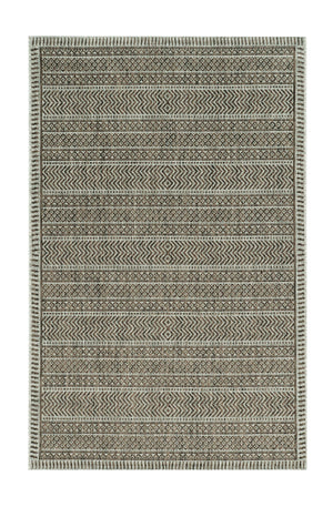 Homeroots 5' X 8' Brown Southwestern Indoor Outdoor Area Rug  Polypropylene 375224