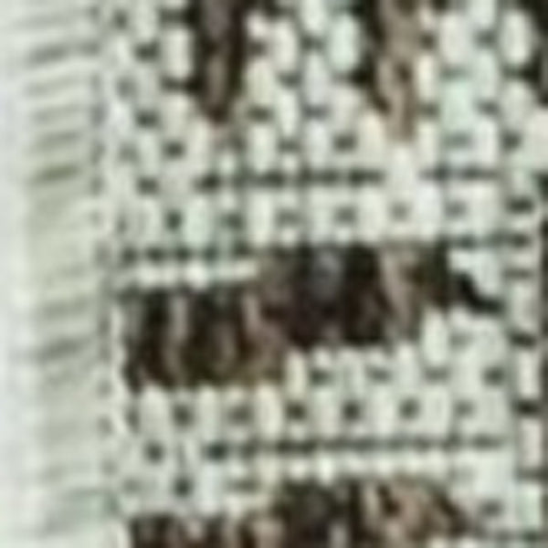 HomeRoots 8' Contemporary Brown and Ivory Geometric Area Rug - Durable, Stylish, and Perfect for High-Traffic Spaces 8" x 11" 375225