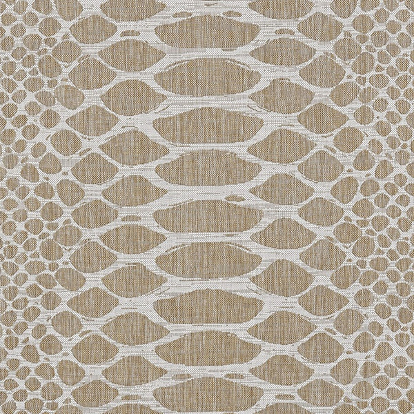 Homeroots 5' X 8' Natural Animal Print Area Rug  Polypropylene 375249