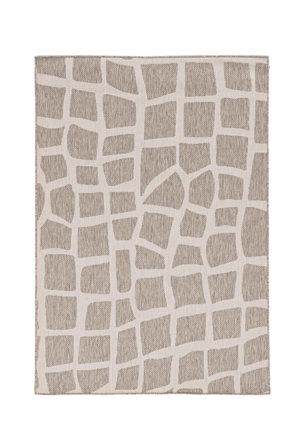 HomeRoots 8' Gray and Ivory Cobblestone Area Rug - Stylish, Durable Design Perfect for Busy Homes and Families 8' X 11' 375255